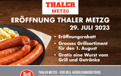 Neueröffnung der Thaler Metzg – Traditionelles Handwerk und Moderne vereint!